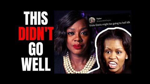 Viola Davis SLAMMED For Michelle Obama Portrayal After Playing Victim! | More Hollywood Stupidity