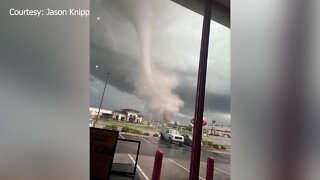 Andover tornado footage