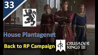 Byzantine Empire Begins to Forward Expand l Crusader Kings 3 l House Plantagenet (Anjou) l Part 33