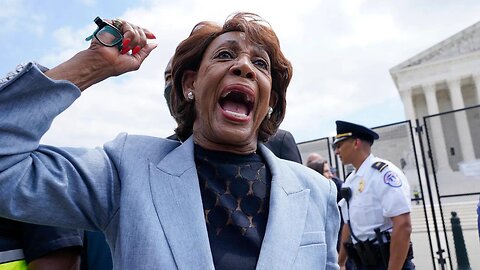 Maxine Waters Racist Rant - I Don't Take Perks From White People