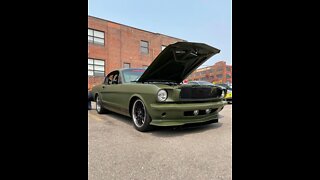 Custom supercharged 1965 Mustang