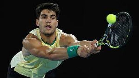 Carlos Alcaraz at the Australian Open