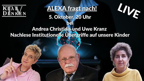 🔴💥LIVE | Alexa fragt nach... bei Andrea Christidis & Uwe Kranz #1