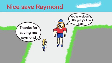 Raymond saves little girl from kidnapper