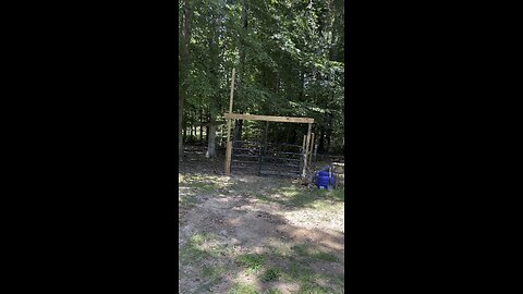 Storm Damage Repaired 🛠️ Chamberlin Family Farms #construction #Gates #farming #homesteading