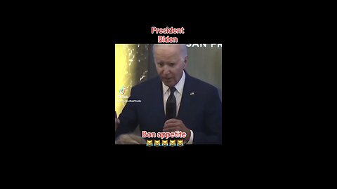 President Biden Sleepy joe Bon appetite