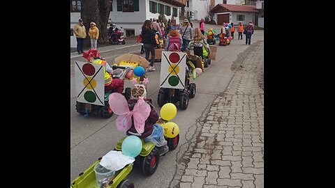 13.02.2024 - Fasching im Dorf - Die Dorfbuam