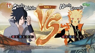Ultimate Ninja Storm 4 Random Box Battles - Naruto (Kurama Link Mode) Vs Sasuke (Rinne Sharingan)