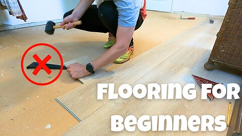 How to install NEW flooring (Laminate Vinyl Plank)