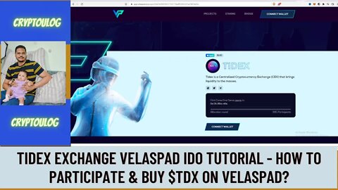 Tidex Exchange Velaspad IDO Tutorial - How To Participate & Buy $TDX On Velaspad?