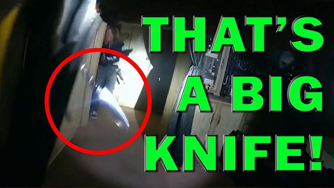 Woman Throws Big Knife At Deputies Following Intense Confrontation On Video! LEO Round Table S09E22