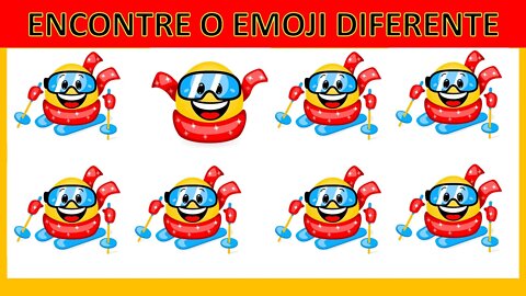 Encontre o emoji diferente - INVERNO
