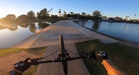 MTB wheelie practice - marguerite lake wier