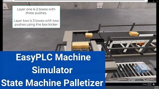 RSLogix 5000 Programming | Machine Simulator Palletizer Using Studio 5000 Through RSlinx OPC