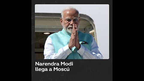 El primer ministro de la India llega a Moscú