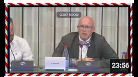 David Martin, PhD speaking on Sep 13, 2023 at the European Parliament - exposing the WHO