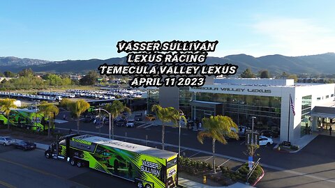 Lexus Racing, Vasser Sullivan Car Show Drone Footage | Temecula Valley Lexus Car Event Drone Video