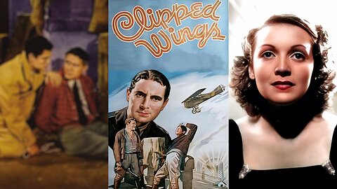 CLIPPED WINGS (1937) Lloyd Hughes, Rosalind Keith & William Janney | Action, Adventure, Crime | B&W