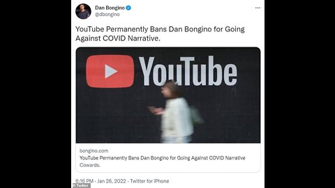 Did youtube ban DAN BONGINO as they claim? Well i have the receipts that say otherwise