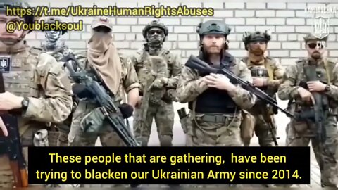 ◾Neo Nazi Polish/Ukrainian group Karpatska Sich want to congratulate the LGBTQ community of Ukraine