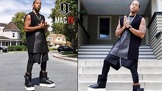 Ludacris Shows A Fake Neighborhood In His Rick Owens Outfit While Filming Latest Movie! 🎥