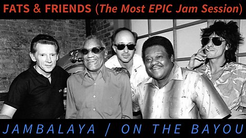 The Most EPIC Jam Session Ever: Fats Domino, Jerry Lee Lewis, Ray Charles, and MORE! — “Jambalaya/On the Bayou” (LIVE 1989)