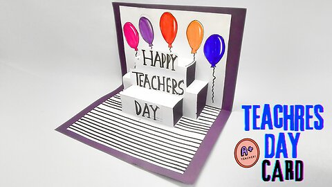 How to make Teacher's Day Pop Up Card | | Card Idea for Competition || Handmade Card tutorial.