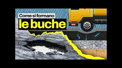 Come si formano le buche stradali e perché ricompaiono sempre? DOCUMENTARIO si trovano ovunque,da Nord a Sud dell'Italia.Ma perché le buche ricompaiono anche quando una strada è stata asfaltata da poco? E soprattutto:come si forma una buca?