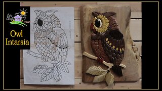 Owl Intarsia