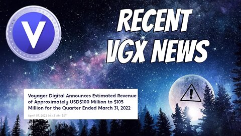 VGX Token News Voyager Digital Update