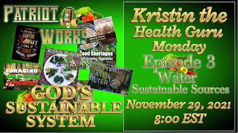 Sustainable Food Sources Episode 3 - Water Resources 11/29/21