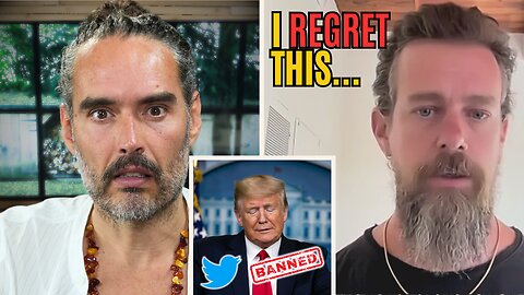 “It Was A MISTAKE To BAN Trump” Jack Dorsey OPENS UP With Russell Brand