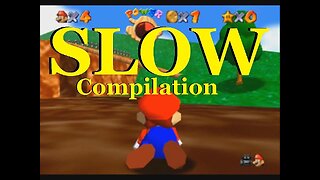 Mario 64 Slow Run Compilation