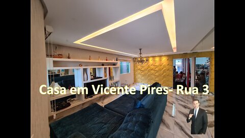 Casa Vicente Pires (DF)- 676 m2 – lote 400m2- condominio Floresta #casa #casaavenda #vendesecasa #df