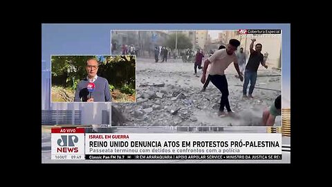 Reino Unido denuncia atos em protestos pró-Palestina