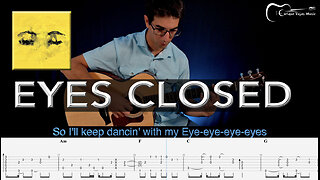 Eyes Closed - Ed Sheeran (Fingerstyle Guitar Cover with Tabs)