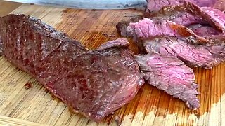 This is how I Cook Steak at Home on Frying Non Stick Pan without oil or butter