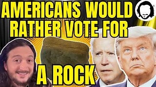 NEW POLL: A ROCK IS BEATING TRUMP & BIDEN FOR PRESIDENT