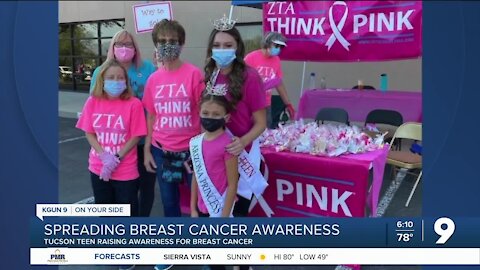 Tucson teen raises awareness on breast cancer