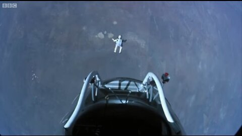Jumping From Space _ Red Bull Space Dive _BBC