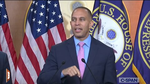 MOMENTS AGO: Rep. Hakeem Jeffries Holds Presser After Failure to Elect House Speaker…
