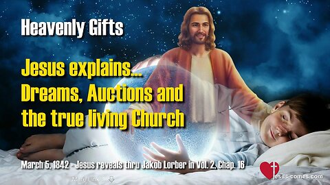 Rhema May 1, 2023 ❤️ Jesus explains... Dreams, Auctions and the true living Church