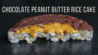 How to make Chocolate Peanut Butter Rice Cakes | Perfect Sweet Snack | JorDinner