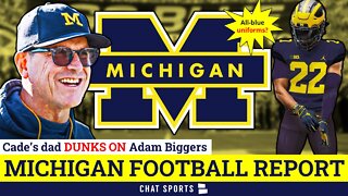 Michigan Football Rumors On Uniforms vs Penn St, Adam Biggers Gets Destroyed, Wild JJ McCarthy Stats