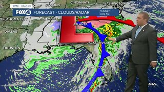 Strong storms expected along AM cold front