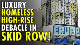 Taxpayer-funded luxury high-rise for homeless in Skid Row features gym, cafe, skyline views & More!