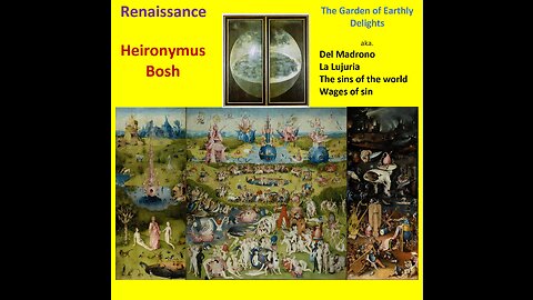 Hieronymus Bosh Garden of earthly delights PANEL 1
