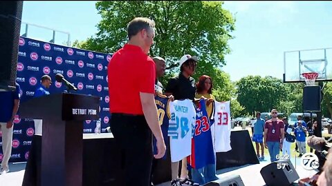 Jaden Ivey at Pistons Media Day: 'I want to be a Piston for life. It runs deep'