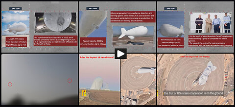 Hesbollah UAV-s destroyed Israeli Sky Dew advanced radar detection Airship