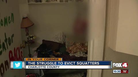 The struggle of evicting squatters